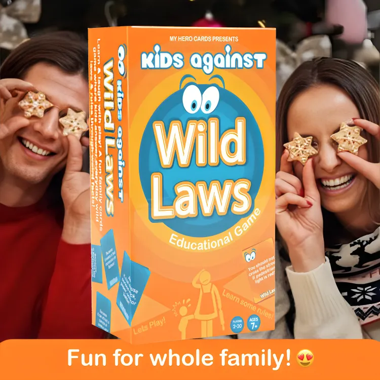 Kids Against Wild Laws- An interactive learning party cards game for ages 7 and above Kids Against Wild Laws- An interactive learning party cards game for ages 7 and above