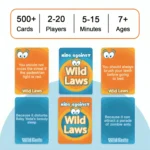Kids Against Wild Laws- An interactive learning party cards game for ages 7 and above