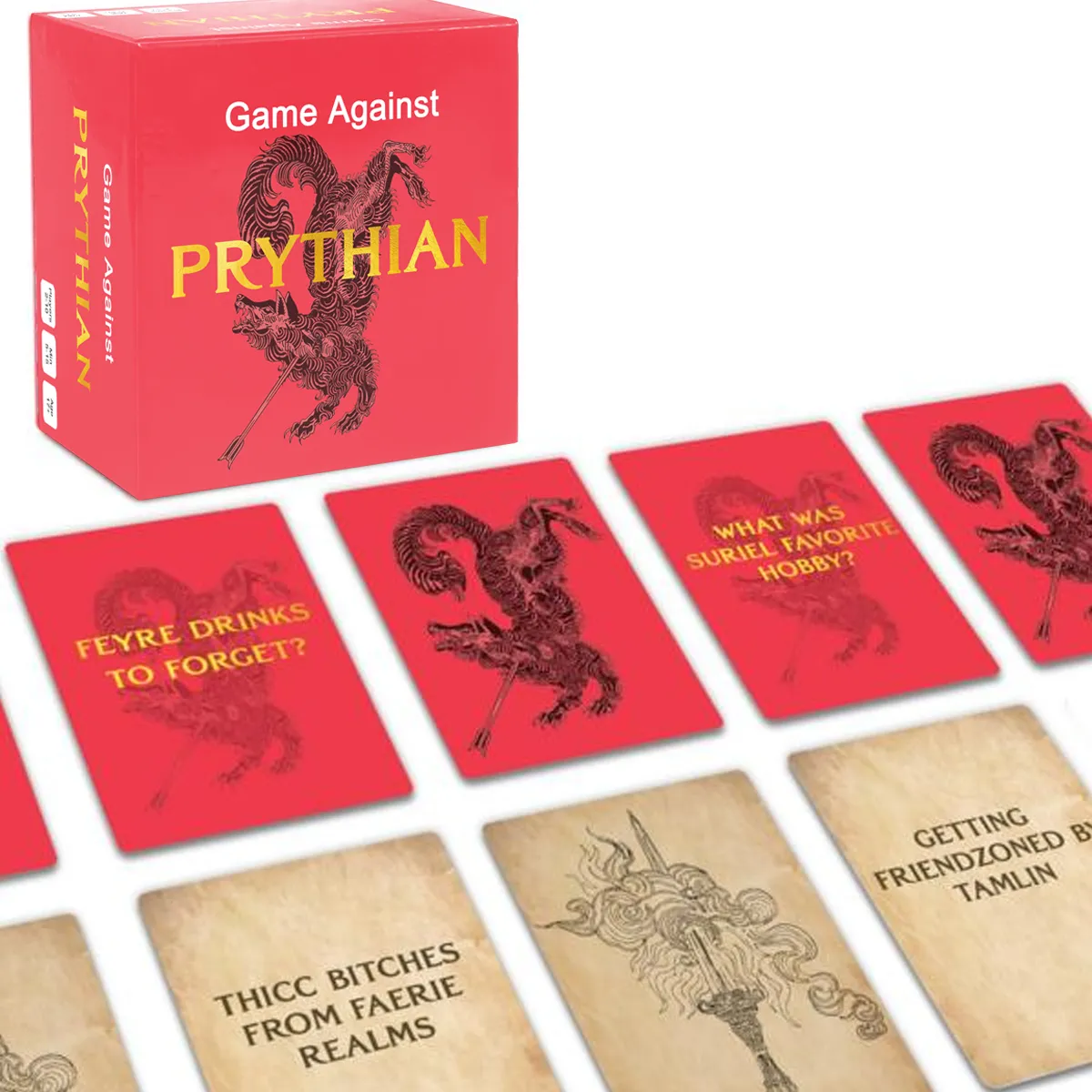Game Against Prythian- A Court of Thorns and Roses Edition, 250+ Cards Game
