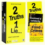 2 Truths, 1 Lie – Party Card Game for Ages 7+ | 300+ Cards