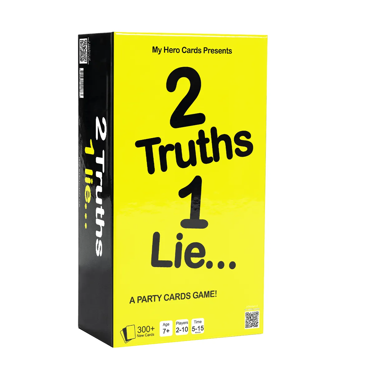 2 Truths, 1 Lie- A Party Cards Game, 300+ Cards, Age 7 and Above