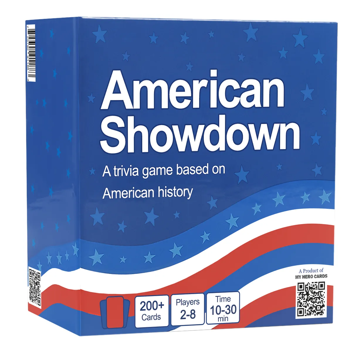 American Showdown—the ultimate trivia card game based on American history! American Showdown- A trivia card game based on American history!