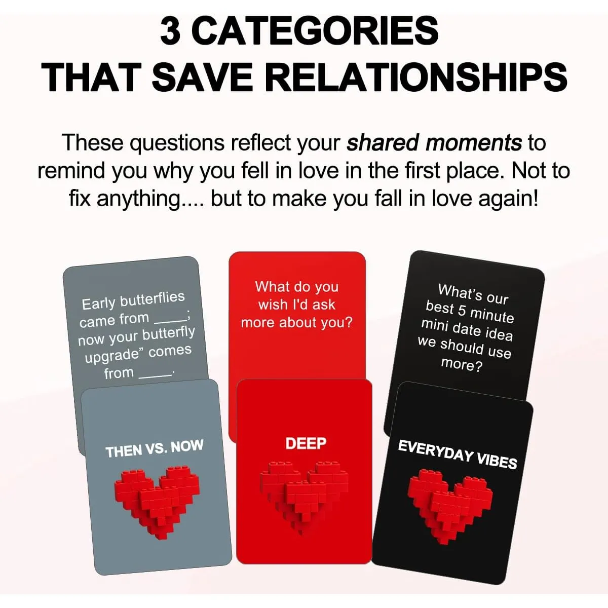 What we have built together, What we've built together, couples card game What we have built together, What we've built together, couples card game