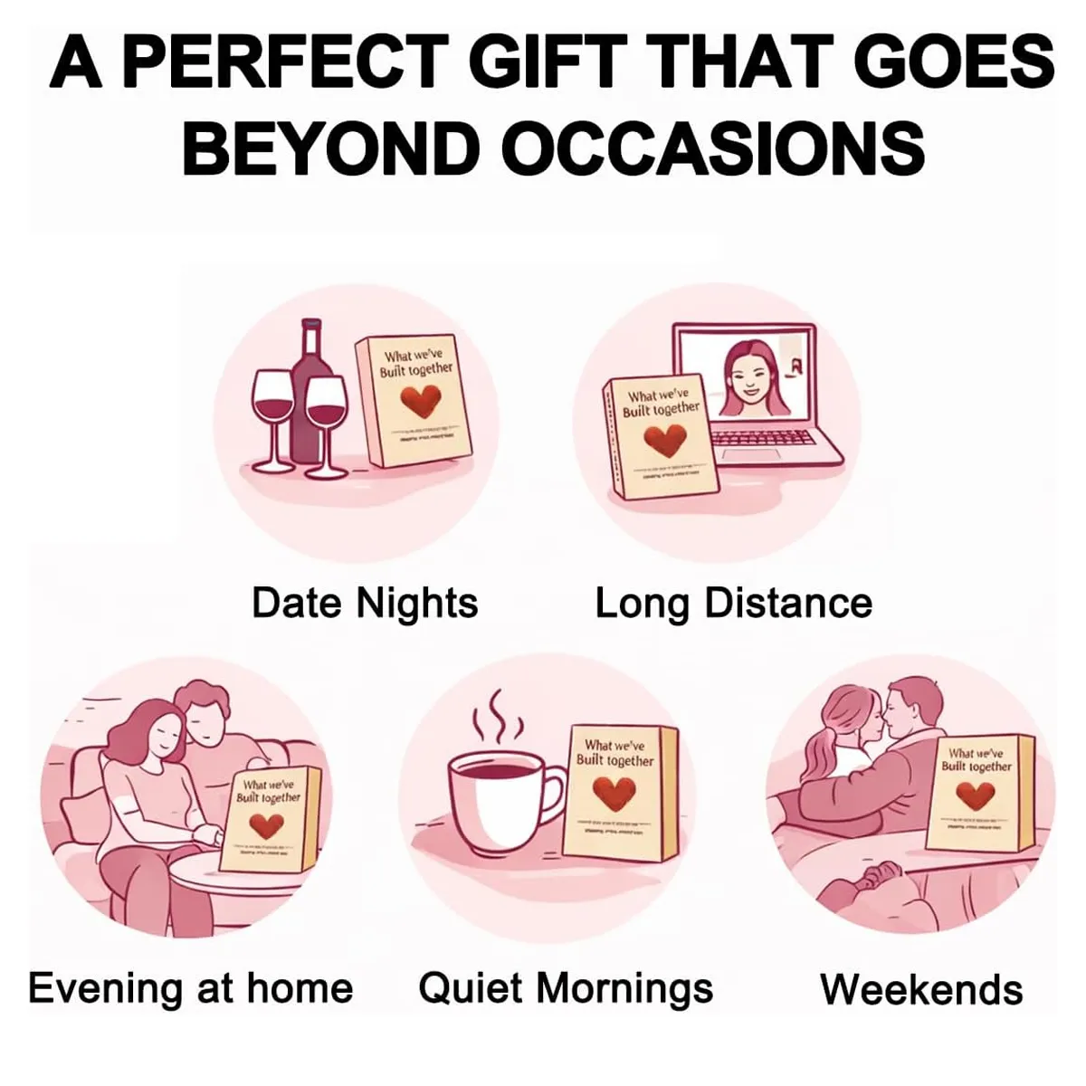 What we have built together, What we've built together, couples card game What we have built together, What we've built together, couples card game