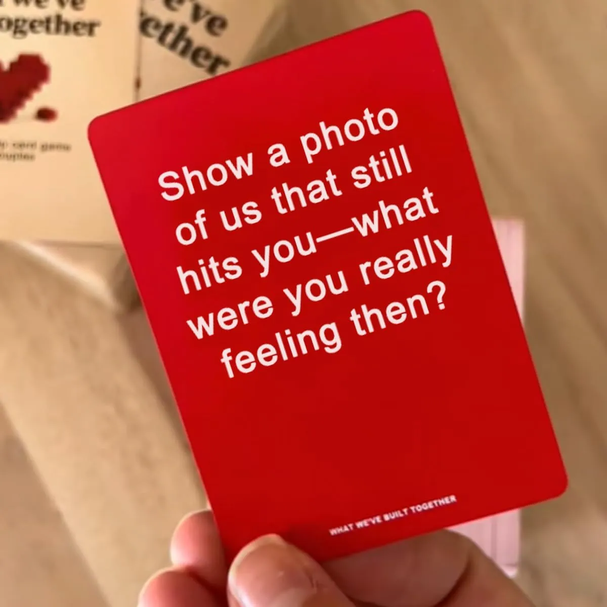 What we have built together, What we've built together, couples card game What we have built together, What we've built together, couples card game