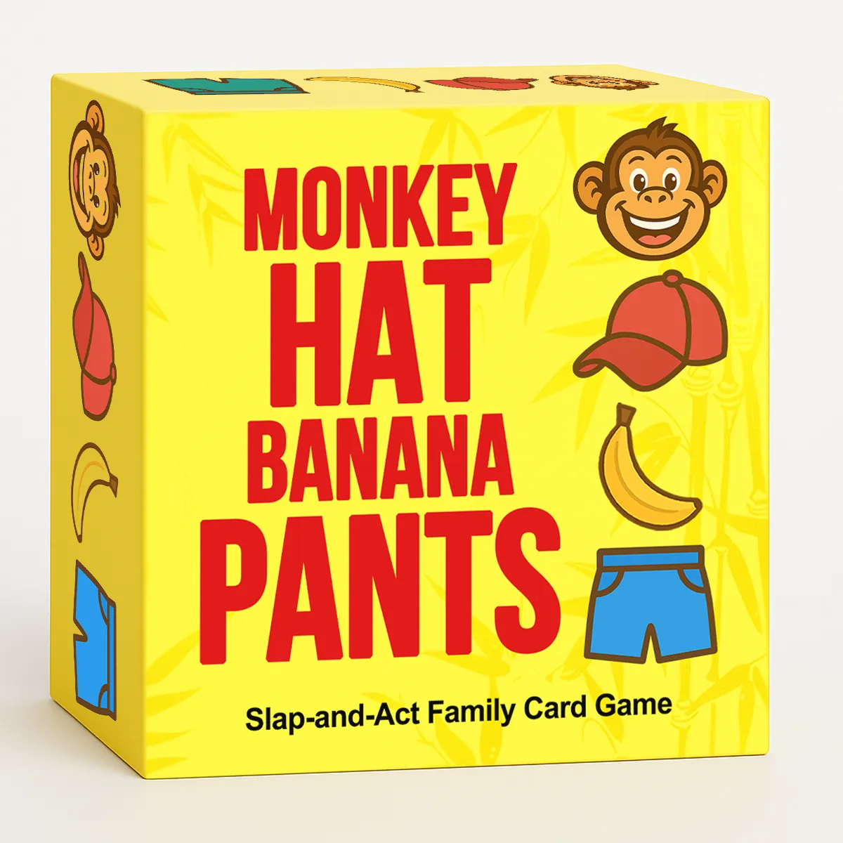 Monkey Hat Banana Pants- Slap and Act Family Card Game, Age 6+ - Hero Cards