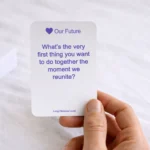 Long Distance Love Couples Card Game