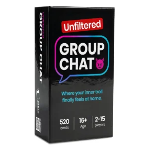 Unfiltered Group Chat – Fun Party Card Game, 16+