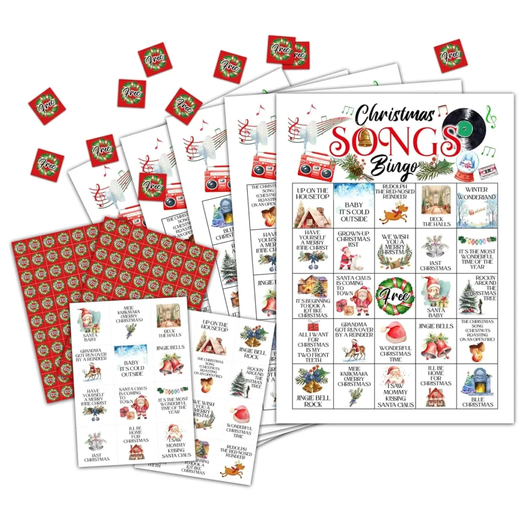 Christmas Bingo Songs