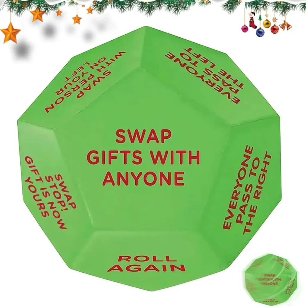 Santa Swap Gift Exchange Dice