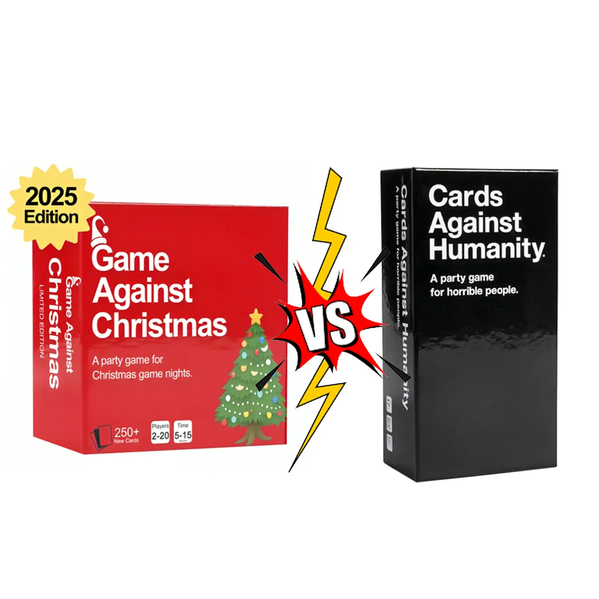 Game against christmas vs Cards against humanity
