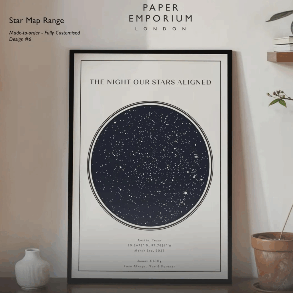 Custom Star Map Print