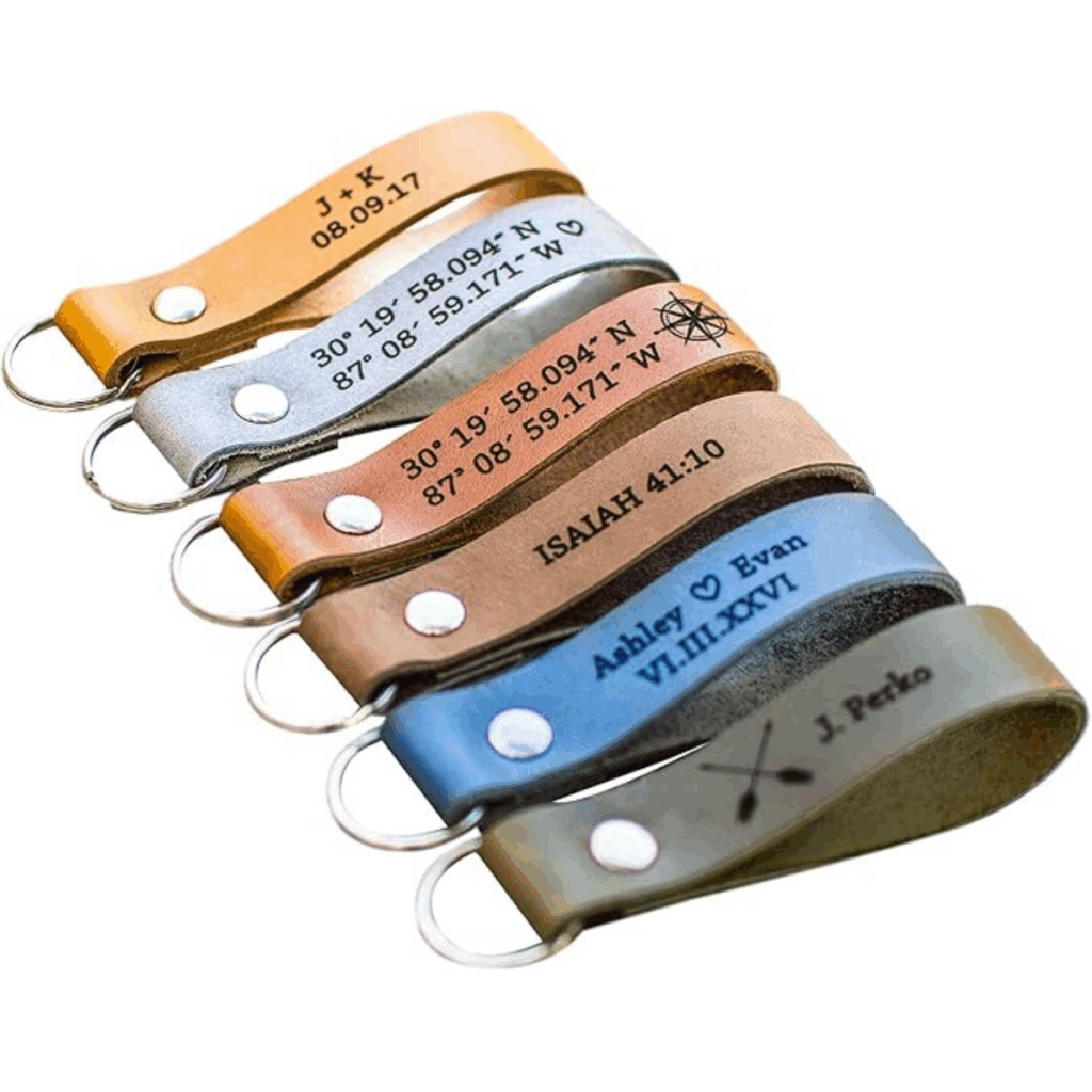 Coordinates Keychain