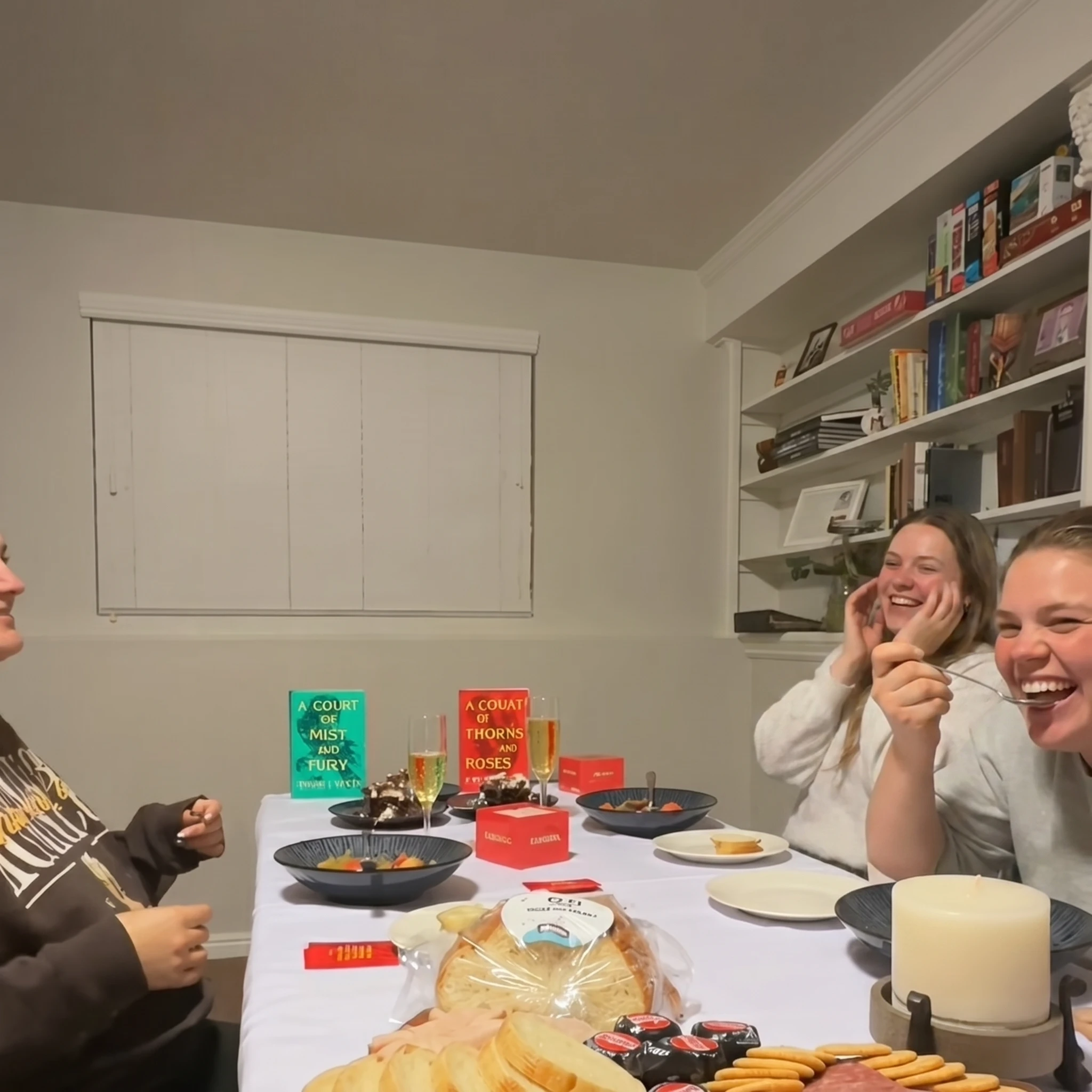 Customer photo — book club party
