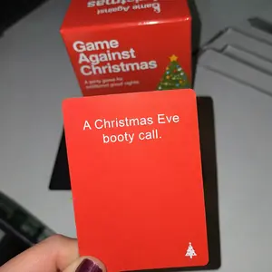 Game Against Christmas card