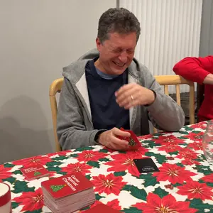 Game Against Christmas card