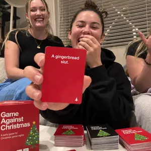 Game Against Christmas card