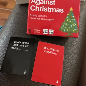 Game Against Christmas card