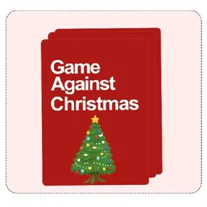 Players choosing answer cards
